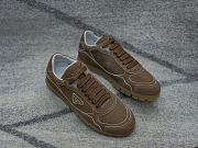 Prada Faded Suede Sneakers Brown  - 4