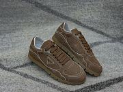 Prada Faded Suede Sneakers Brown  - 3