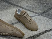 Prada Faded Suede Sneakers Beige - 4