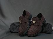 Prada Suede Loafers Rouge  - 3
