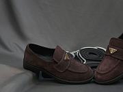 Prada Suede Loafers Rouge  - 2