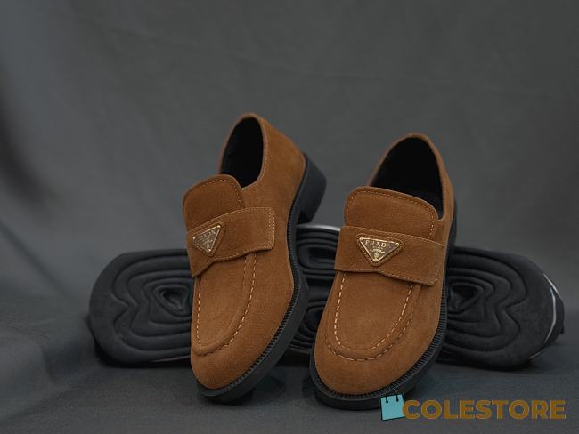 Prada Suede Loafers Brown  - 1