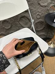 Gucci GG Marmont Small Top Handle Bag Black 18 x 13 cm  - 5