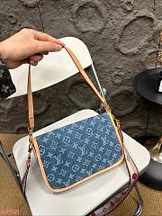 Louis Vuitton Diane Blue Denim 25 x 16 cm  - 4