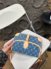 Louis Vuitton Diane Blue Denim 25 x 16 cm  - 3