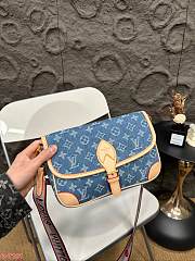 Louis Vuitton Diane Blue Denim 25 x 16 cm  - 2