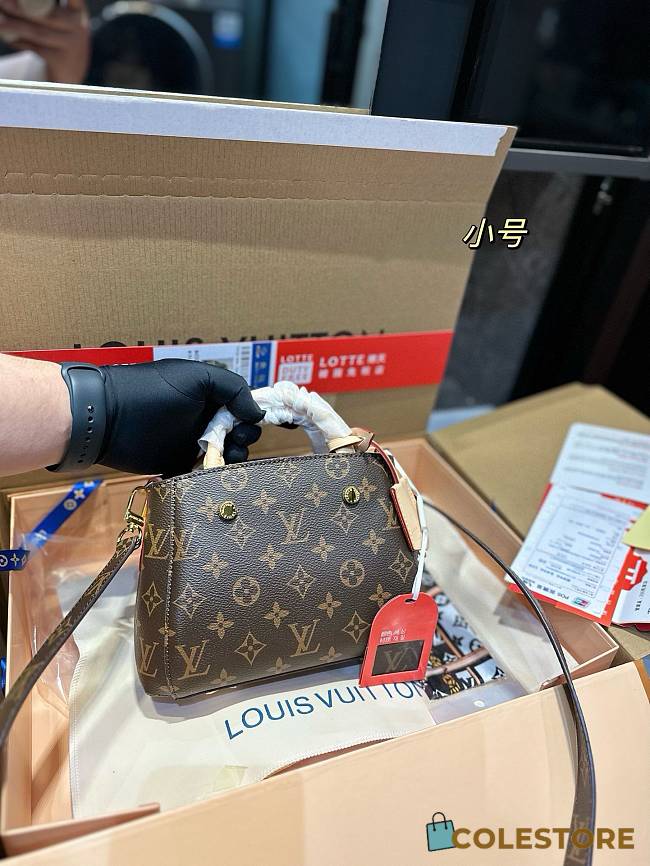 Louis Vuitton Montaigne Brown 22 cm  - 1
