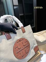 Tory Burch Canvas Tote Brown 41 x 21 cm  - 4
