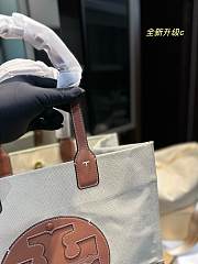 Tory Burch Canvas Tote Brown 41 x 21 cm  - 3