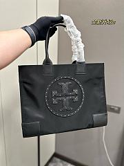 Tory Burch Ella Stud Tote Black Stud 41 x 21 cm - 1