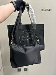 Tory Burch Ella Stud Tote Black Stud 41 x 21 cm - 6