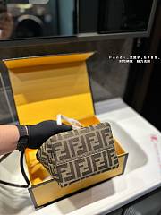 Fendi Roll Mini FF Jacquard Mini Bag 'Brown' 16 x 13 cm - 3