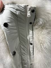 Mongolia Sheep Fur Vest Women New Winter White - 6