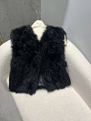 Toteme Fur Coats Black - 6