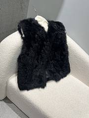 Toteme Fur Coats Black - 4