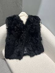 Toteme Fur Coats Black - 1