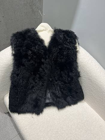 Toteme Fur Coats Black