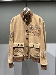 Ralpha Laurent Hayworth Equestrian Suede Jacket - 1