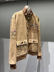 Ralpha Laurent Hayworth Equestrian Suede Jacket - 5