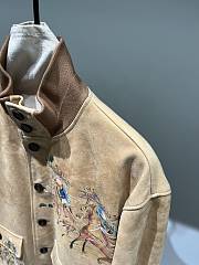 Ralpha Laurent Hayworth Equestrian Suede Jacket - 4