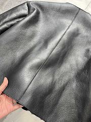 Prada Leather Coat Black - 4