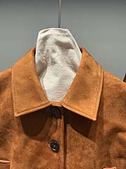 Miu Miu Suede Set Coat And Skirt - 4