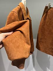 Miu Miu Suede Set Coat And Skirt - 3