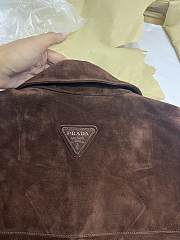 Prada Suede Coat Brown - 2