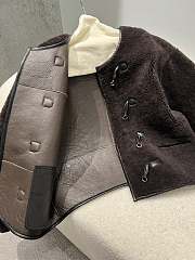 Toteme Teddy Shearling Jacket Brown - 6