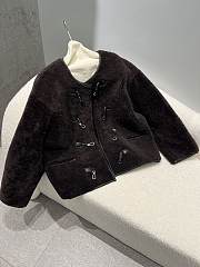 Toteme Teddy Shearling Jacket Brown - 5