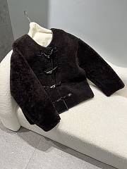 Toteme Teddy Shearling Jacket Brown - 4