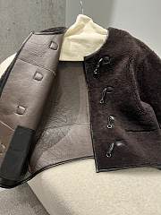 Toteme Teddy Shearling Jacket Brown - 3