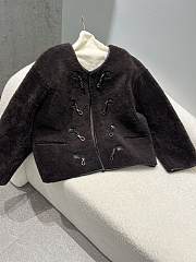 Toteme Teddy Shearling Jacket Brown - 2