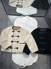 Toteme Teddy Shearling Jacket Beige - 6