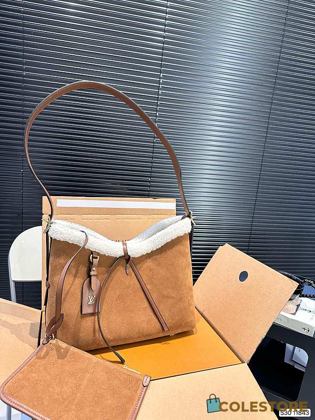 Louis Vuitton Carry All Fur Brown 30 x 25 cm - 1