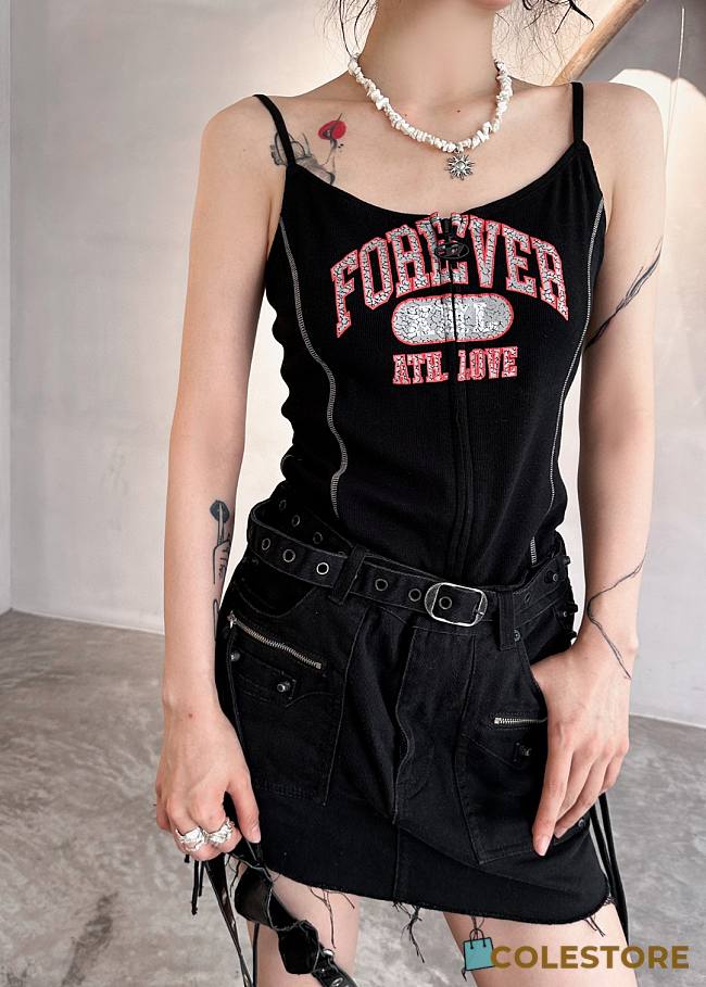 Diesel Slogan-Print Shirt In Black  - 1
