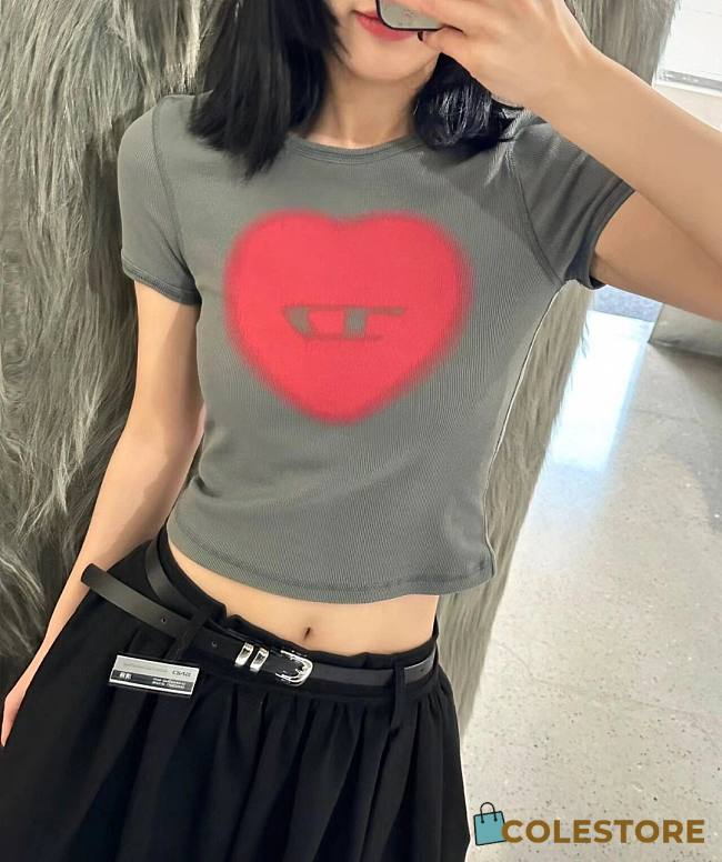DieselHeart Shirt In Grey - 1