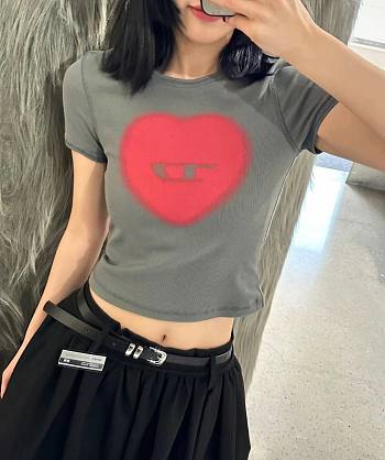 DieselHeart Shirt In Grey
