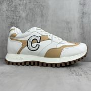 Dior C Logo Sneaker Brown And White - 4