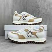 Dior C Logo Sneaker Brown And White - 2