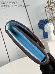 Louis Vuitton Snow Show Rosalie Wallet Blue 11 x 8 x 2 cm - 6