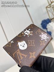 Louis Vuitton Snow Show Rosalie Wallet Blue 11 x 8 x 2 cm - 4