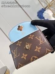 Louis Vuitton Snow Show Rosalie Wallet Blue 11 x 8 x 2 cm - 2