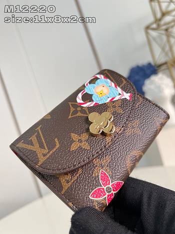 Louis Vuitton Candy Factory Rosalie Mini Wallet Pink 11 x 8 x 2 cm