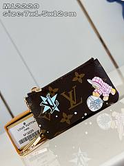 Louis Vuitton Candy Factory Wallet Blue 12 x 7 x 1.5 cm - 1