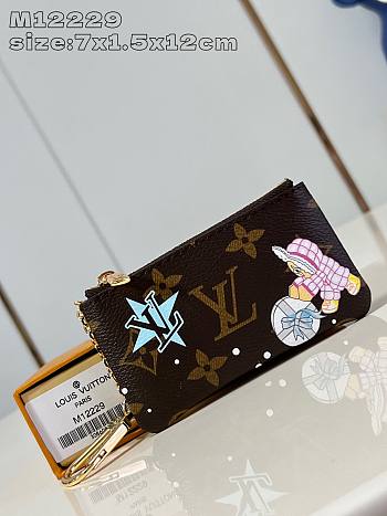 Louis Vuitton Candy Factory Wallet Blue 12 x 7 x 1.5 cm