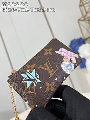 Louis Vuitton Candy Factory Wallet Blue 12 x 7 x 1.5 cm - 2
