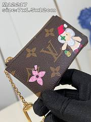 Louis Vuitton Candy Factory Rosalie Wallet Pink 12 x 7 x 1.5 cm - 4