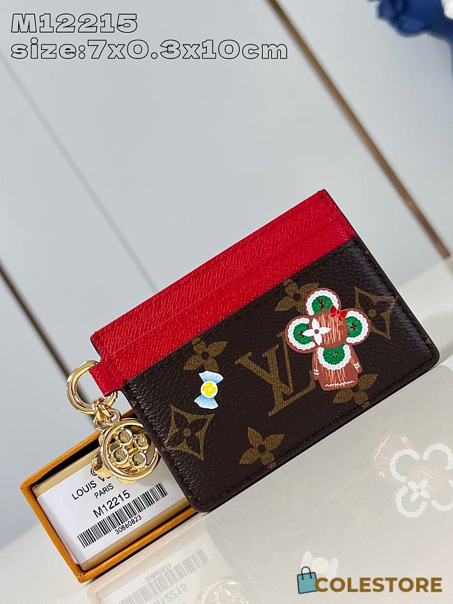 Louis Vuitton Gingerbread Candy Factory Card Holder Pink 10 x 7 x 0.3 cm - 1
