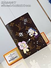 Louis Vuitton Snow Show Wallet Blue 14 x 2 x 10 cm - 1